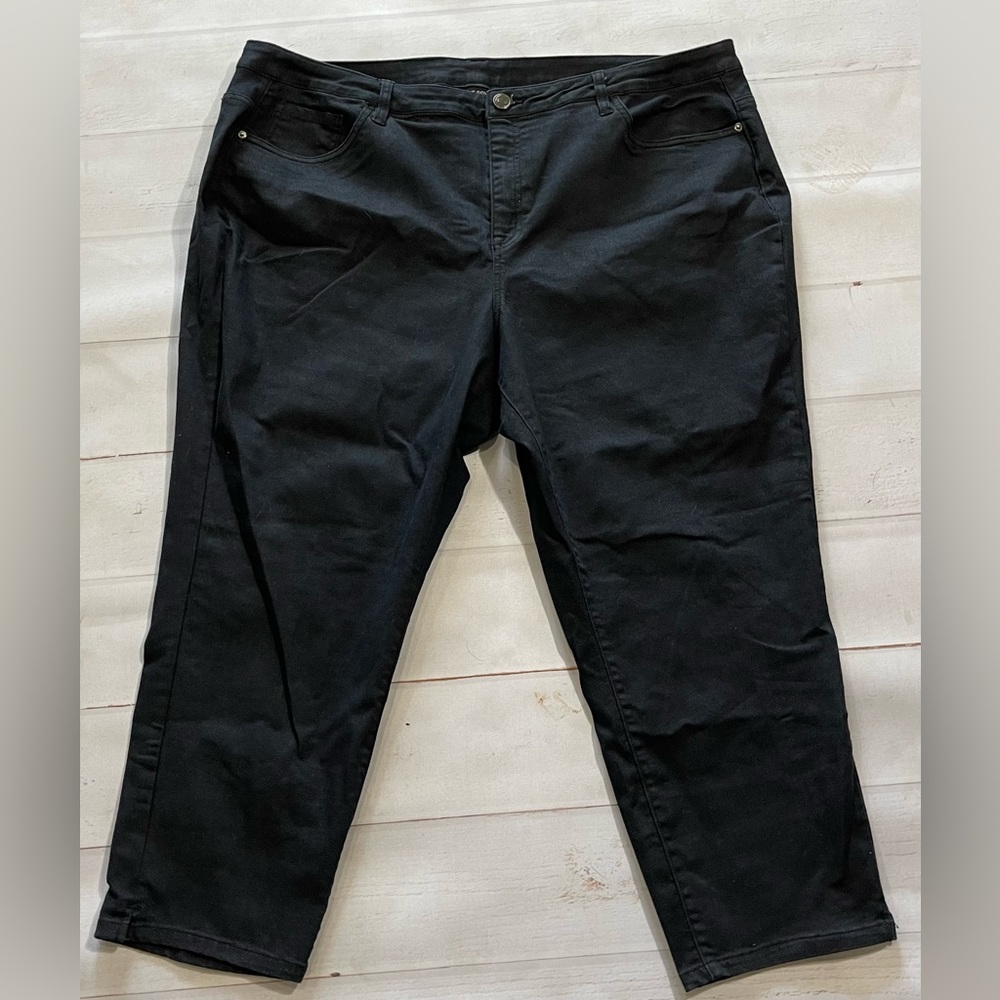 Womans Lane Bryant Black Jeans Size 26